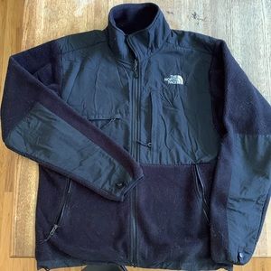 North face mens medium fleece zip jacket